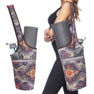 Yoga Mat bag with Large Size Pocket and Zipper Pocket